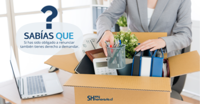 ¿Sabías que si has sido obligado a renunciar también tienes derecho a demandar?