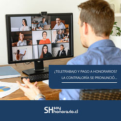 Pronunciamiento de Contraloría sobre remuneración y teletrabajo.