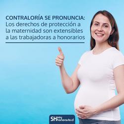 Derechos referidos a la protección a la maternidad son extensibles a las trabajadoras a honorarios